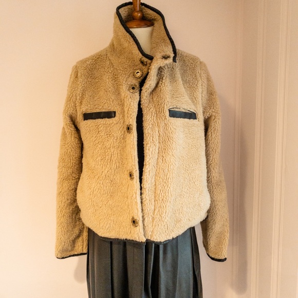 Mother Denim Funnel Neck Swing Jacket - Picture 1 of 8